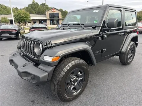 Black 2025 Jeep Wrangler 2-Door Sport 4x4 for sale in Danville, VA