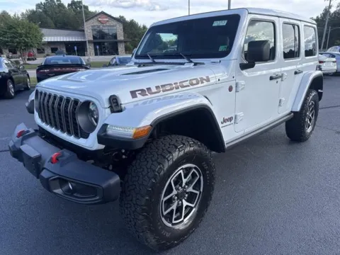 White 2025 Jeep Wrangler 4-Door Rubicon 4x4 for sale in Danville, VA