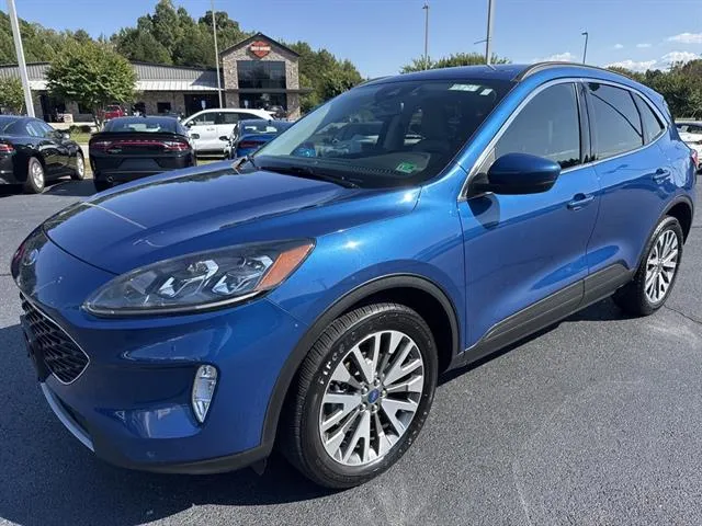 Blue 2022 Ford Escape Titanium for sale in Danville, VA