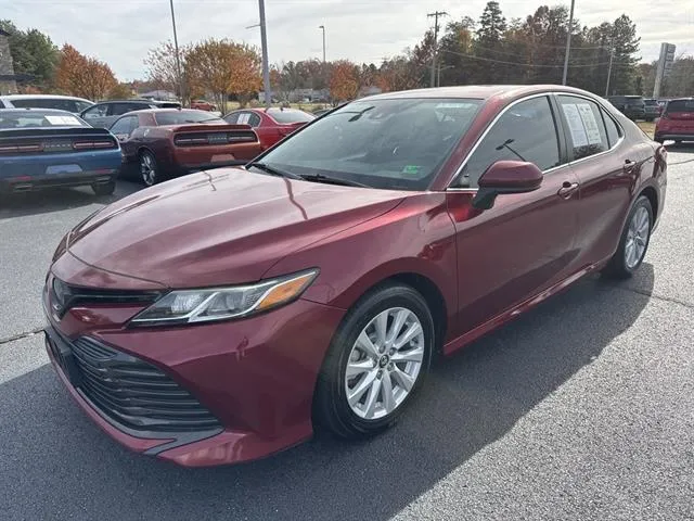 Red 2019 Toyota Camry LE for sale in Danville, VA