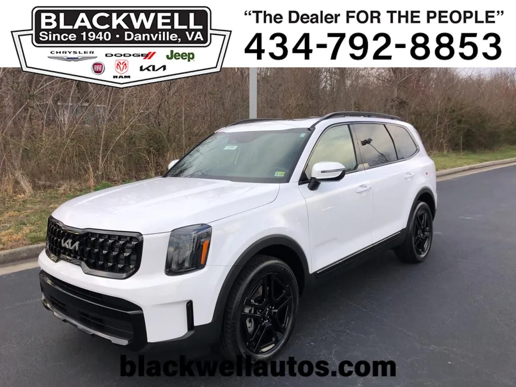 White 2024 Kia Telluride EX X-Line for sale in Danville, VA