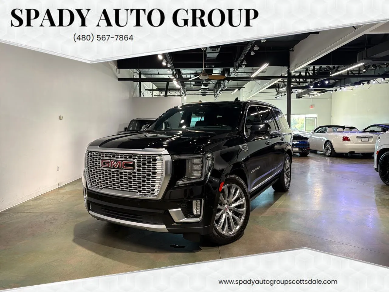 Black 2021 GMC Yukon Denali 4WD for sale in Scottsdale, AZ