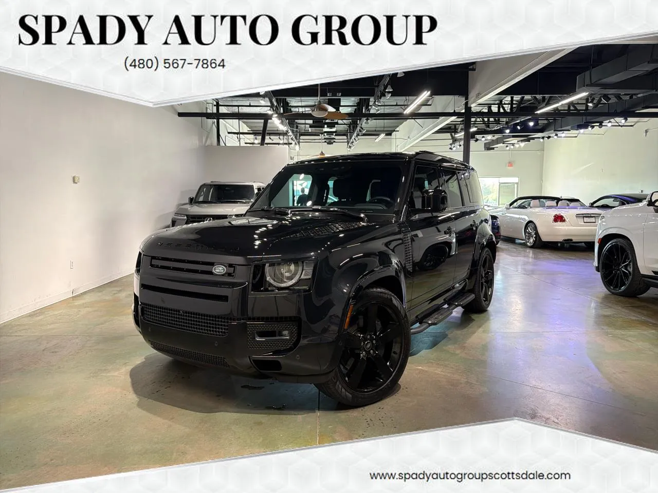 Black 2025 Land Rover Defender 110 P400 X-Dynamic SE for sale in Scottsdale, AZ