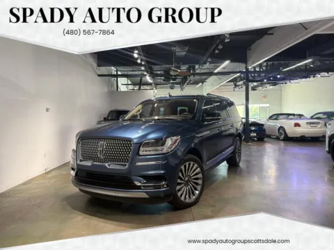 Blue 2018 Lincoln Navigator L Reserve 4WD for sale in Scottsdale, AZ