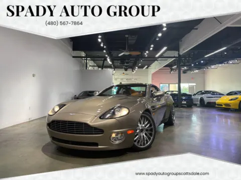 Gold 2003 Aston Martin V12 Vanquish Coupe for sale in Scottsdale, AZ