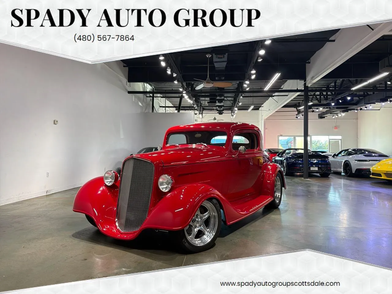 Red 1935 Chevrolet EA Master Coupe for sale in Scottsdale, AZ