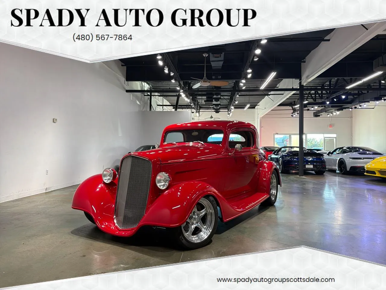 Red 1935 Chevrolet Coupe HOT ROD for sale in Scottsdale, AZ