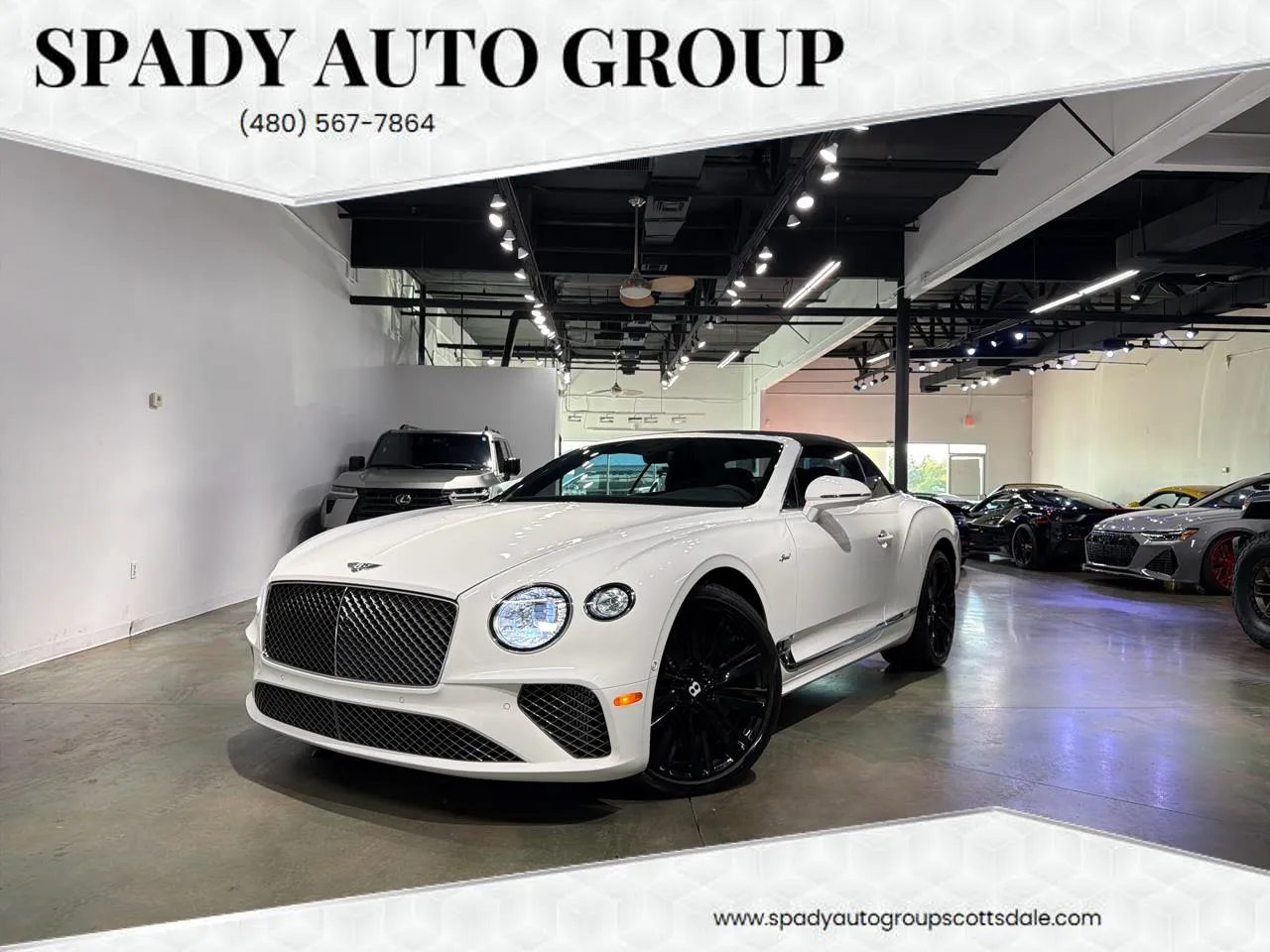 White 2022 Bentley Continental GT Speed Convertible for sale in Scottsdale, AZ
