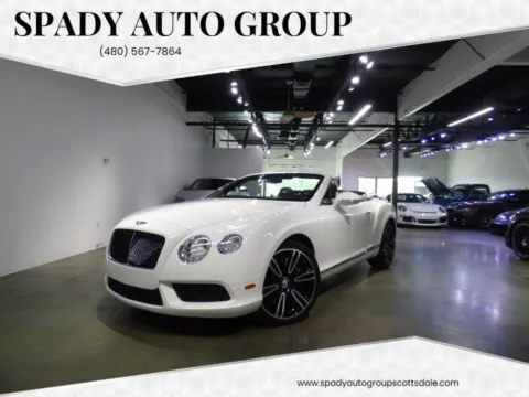 White 2013 Bentley Continental GTC V8 for sale in Scottsdale, AZ