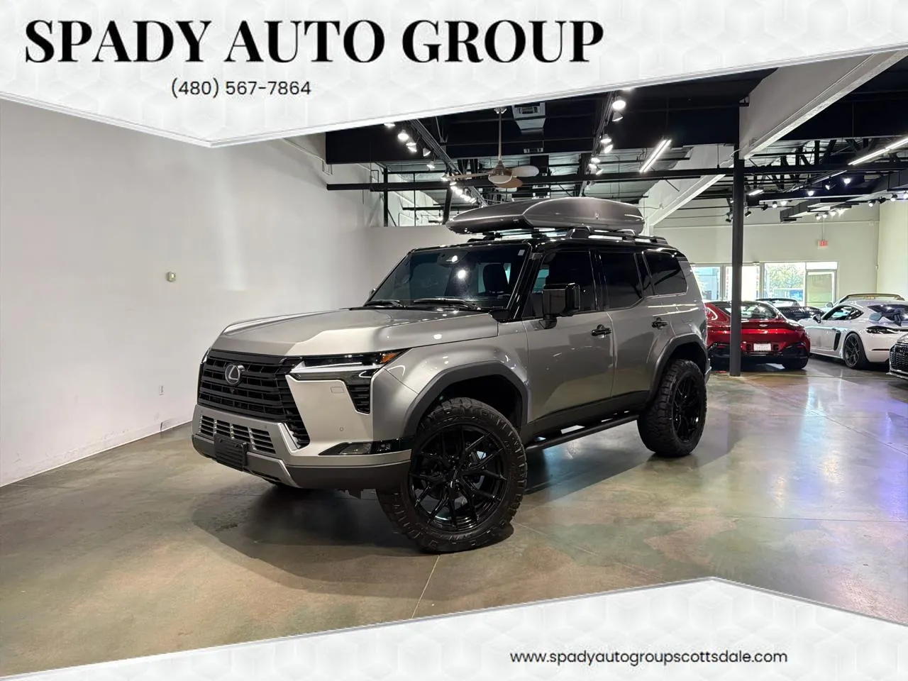 Gray 2024 Lexus GX 550 Overtrail+ 4WD for sale in Scottsdale, AZ