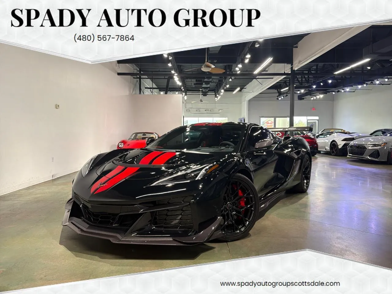 Black 2026 Chevrolet Corvette ZR1 Coupe w/3LZ for sale in Scottsdale, AZ