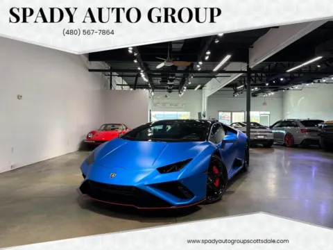 Blue 2021 Lamborghini Huracan EVO Coupe for sale in Scottsdale, AZ