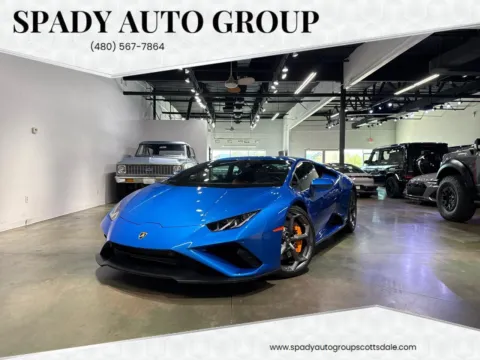 Blue 2020 Lamborghini Huracan EVO Coupe for sale in Scottsdale, AZ