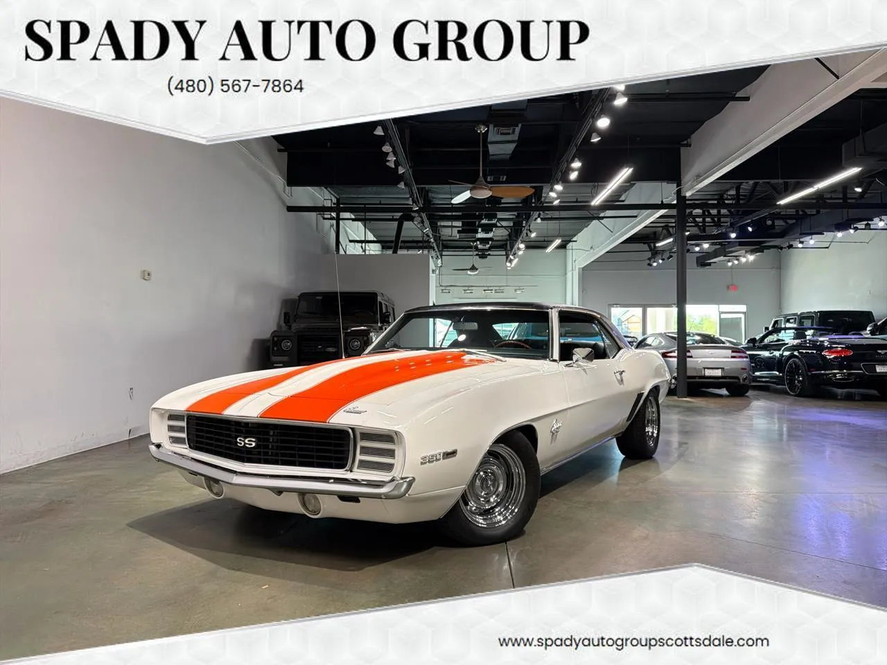 White 1969 Chevrolet Camaro for sale in Scottsdale, AZ