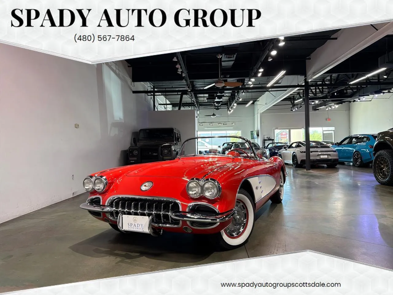 Red 1959 Chevrolet Corvette Roadster for sale in Scottsdale, AZ