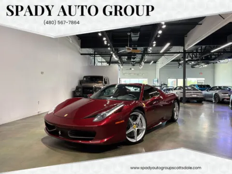 Red 2013 Ferrari 458 Spider for sale in Scottsdale, AZ
