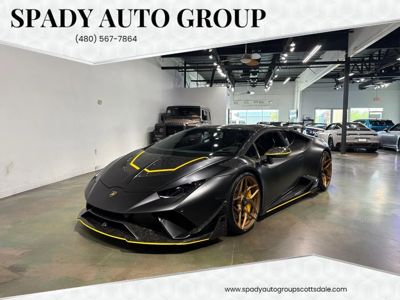 Black 2018 Lamborghini Huracan Performante Coupe for sale in Scottsdale, AZ
