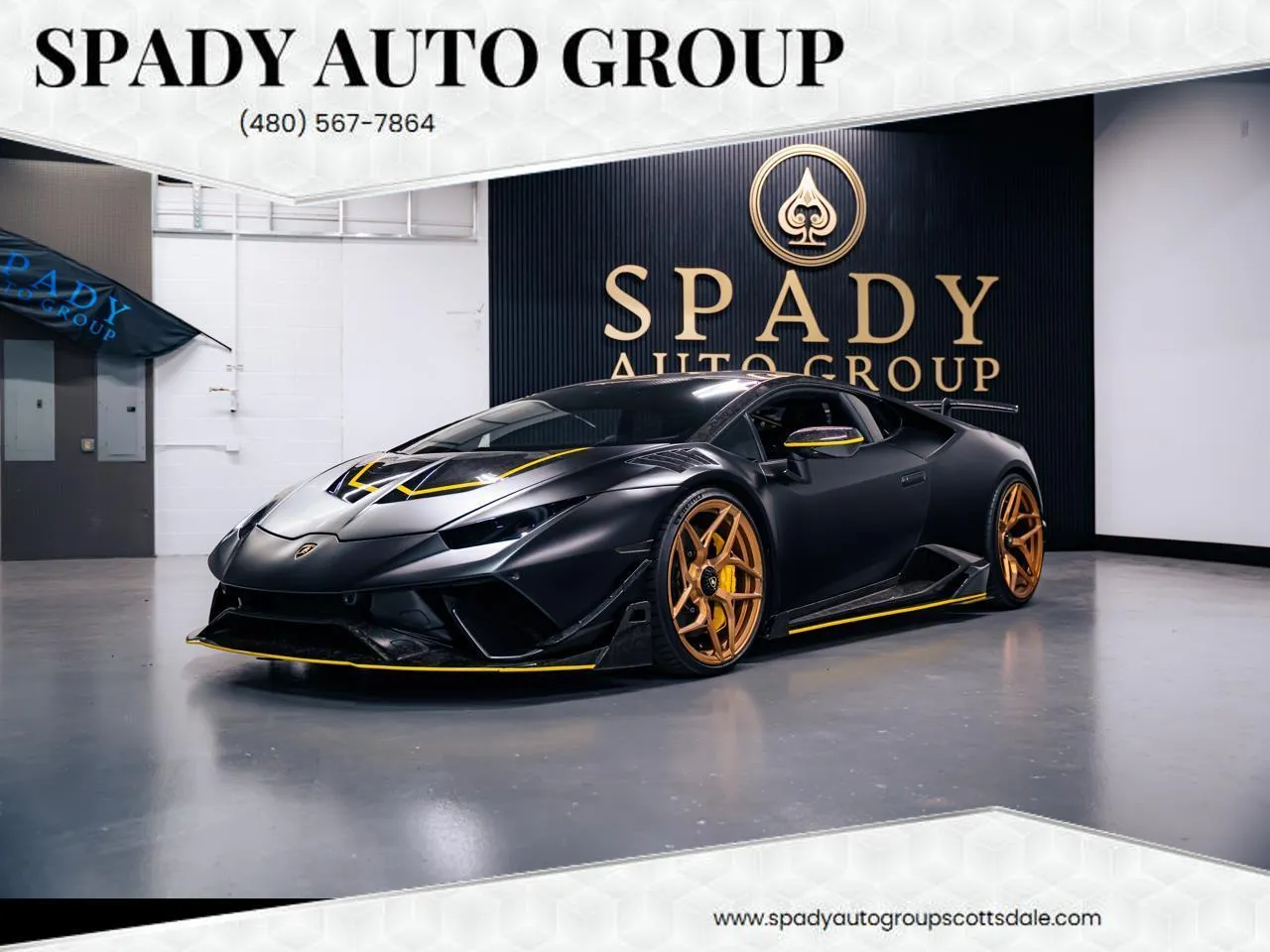 Black 2018 Lamborghini Huracan Performante Coupe for sale in Scottsdale, AZ