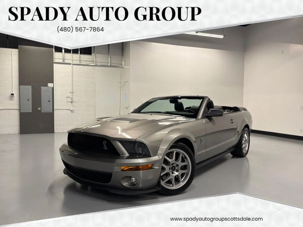 Gray 2009 Ford Shelby GT500 Convertible for sale in Scottsdale, AZ