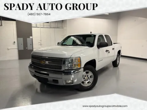 White 2012 Chevrolet Silverado 1500 LT Crew Cab 4WD for sale in Scottsdale, AZ