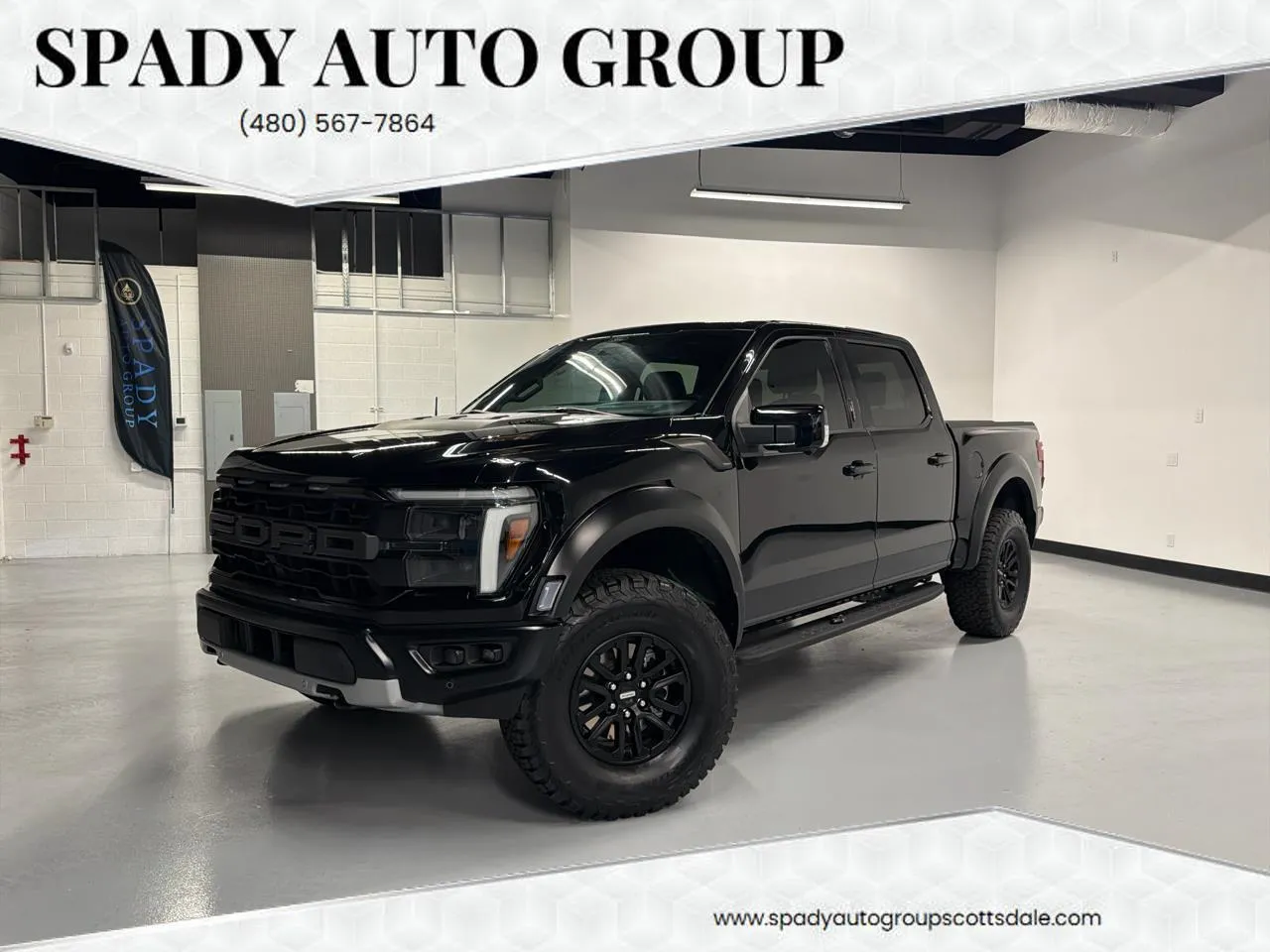 Black 2024 Ford F-150 Raptor SuperCrew 4WD for sale in Scottsdale, AZ