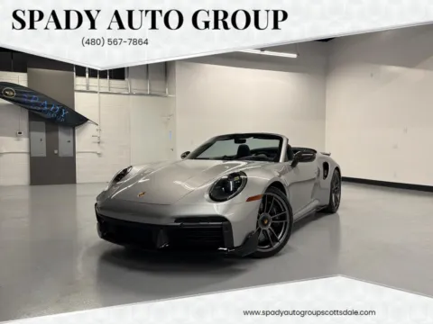 Silver 2021 Porsche 911 Turbo S Cabriolet for sale in Scottsdale, AZ