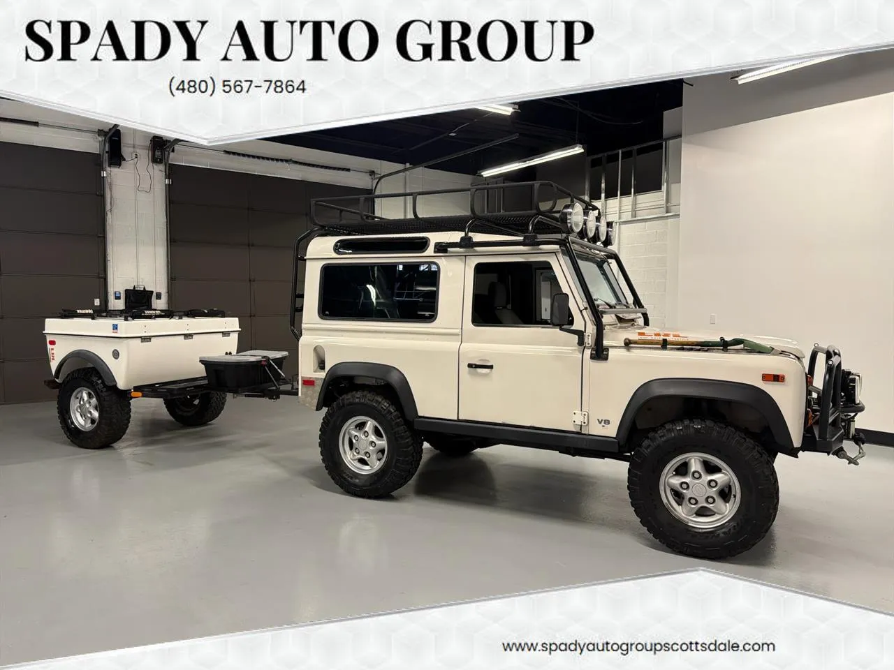 Beige 1995 Land Rover Defender 90 2-Door 4WD for sale in Scottsdale, AZ