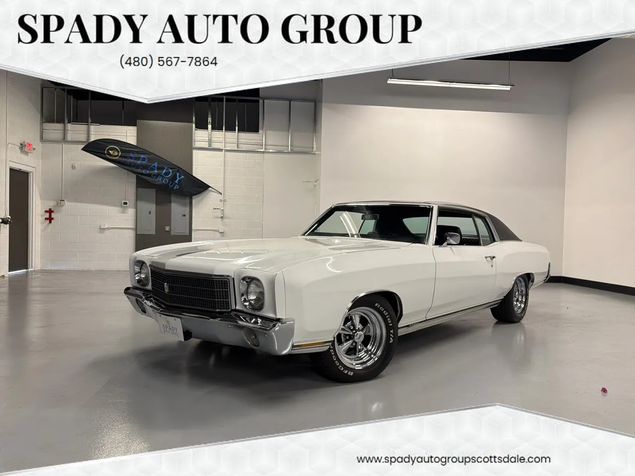 White 1970 Chevrolet Monte Carlo Coupe for sale in Scottsdale, AZ