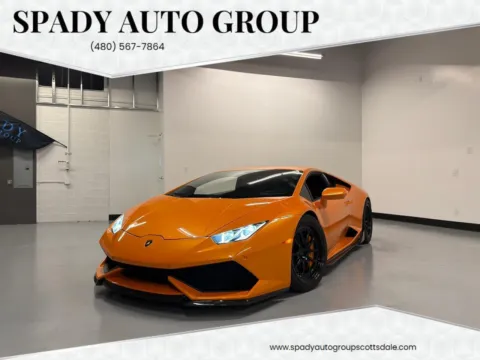 Orange 2015 Lamborghini Huracan LP610-4 Coupe for sale in Scottsdale, AZ