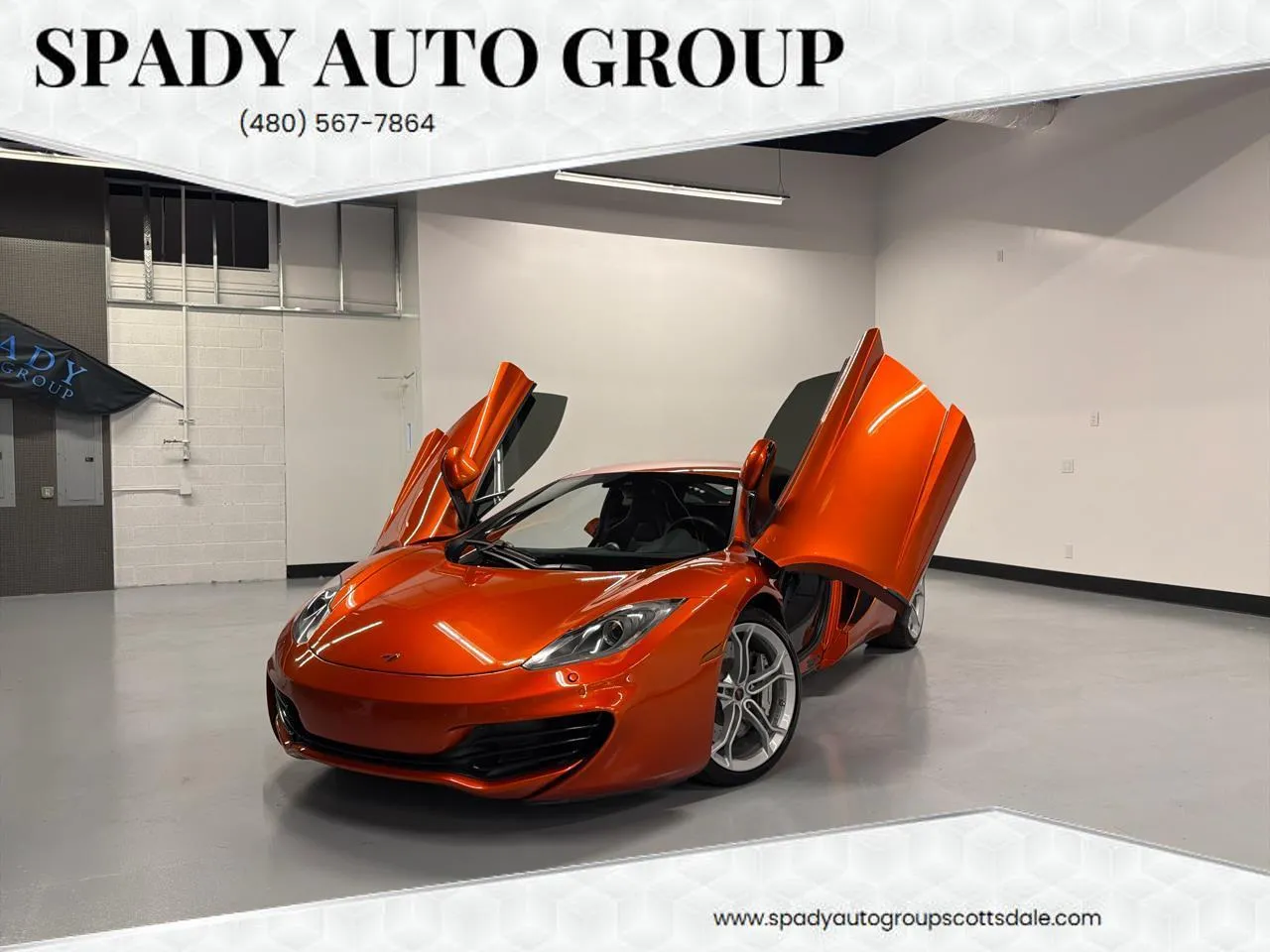 Orange 2012 McLaren MP4-12c for sale in Scottsdale, AZ