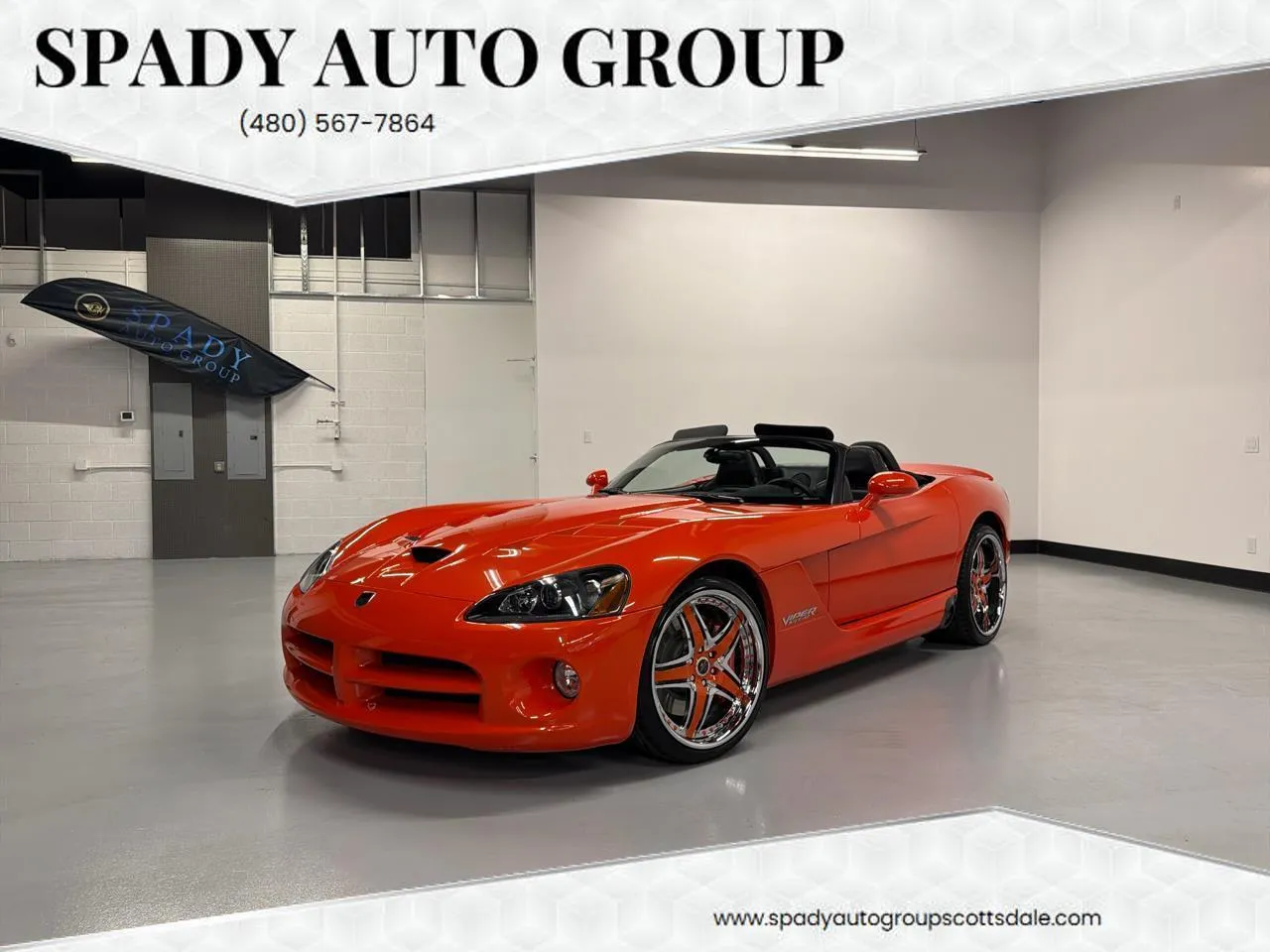 Orange 2008 Dodge Viper SRT-10 Convertible for sale in Scottsdale, AZ
