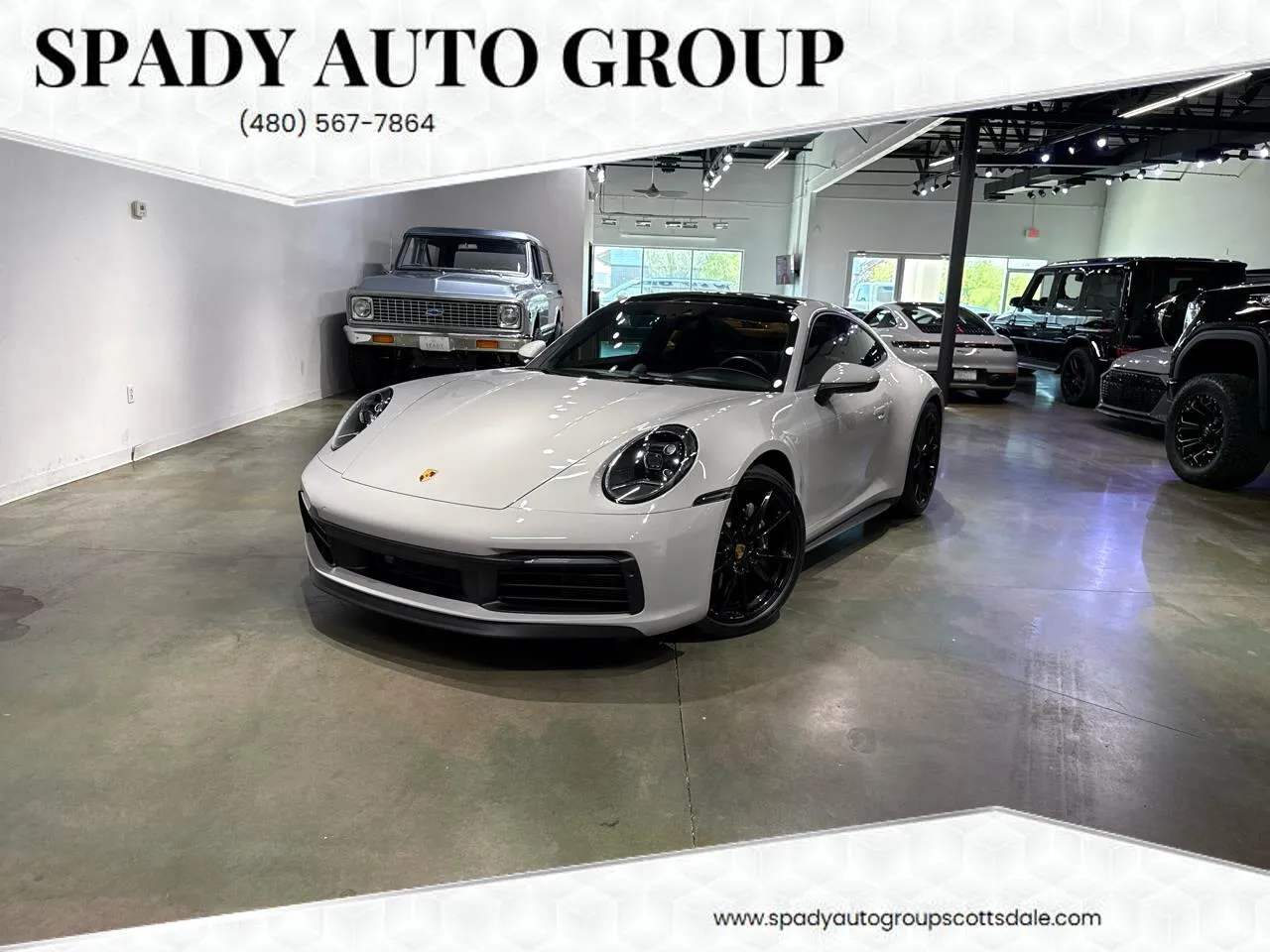 Gray 2022 Porsche 911 Carrera Coupe for sale in Scottsdale, AZ