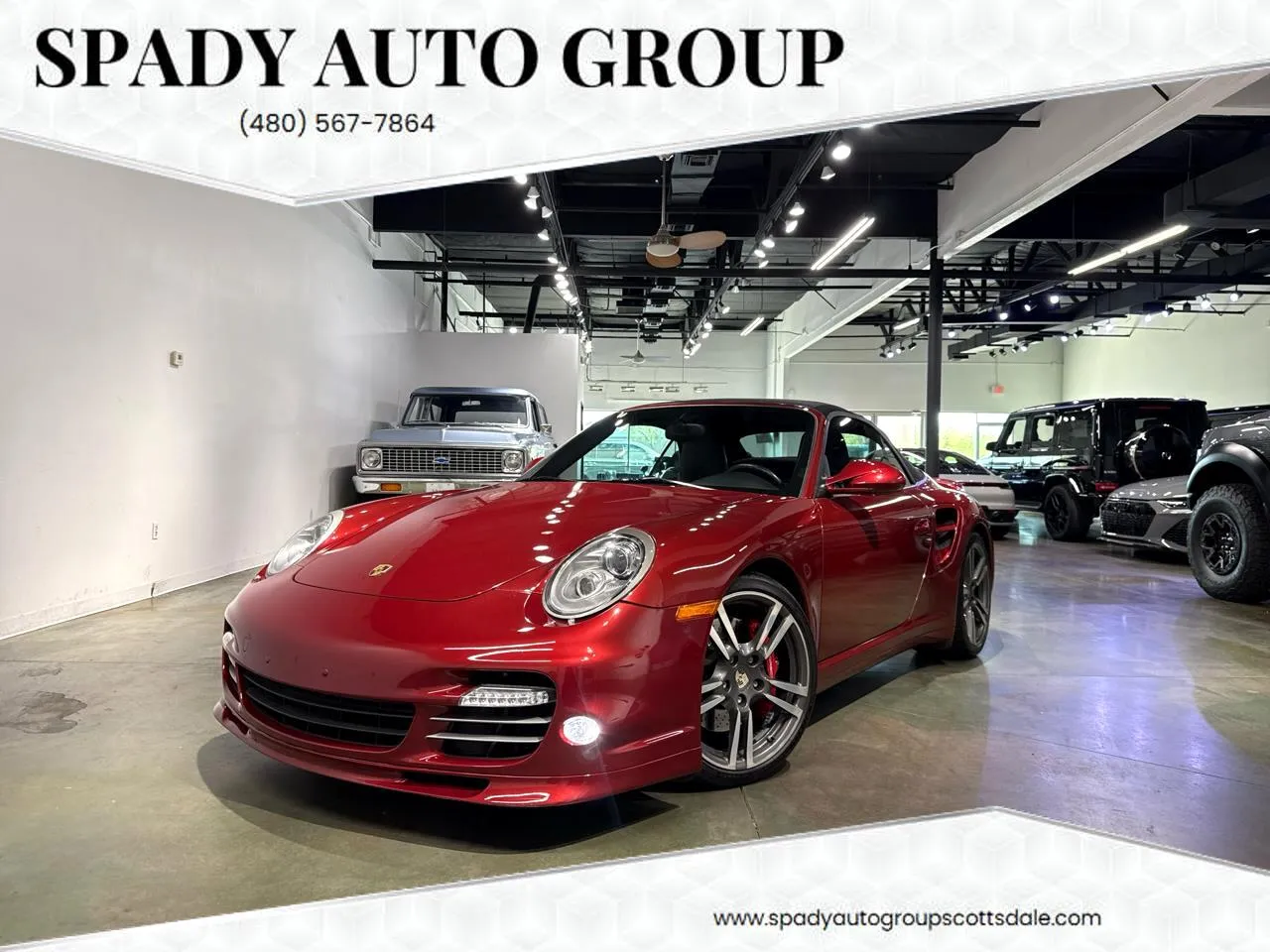 Red 2011 Porsche 911 Turbo Cabriolet for sale in Scottsdale, AZ