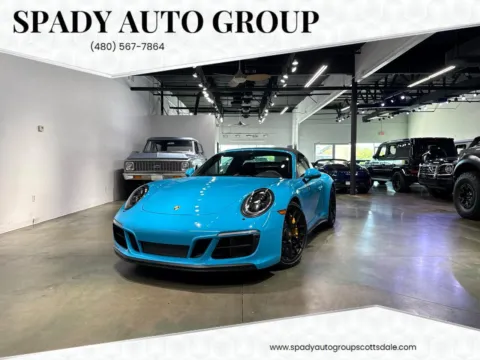 Blue 2017 Porsche 911 Targa 4 GTS for sale in Scottsdale, AZ