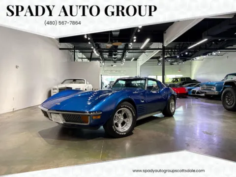 Blue 1972 Chevrolet Corvette 2D Coupe for sale in Scottsdale, AZ