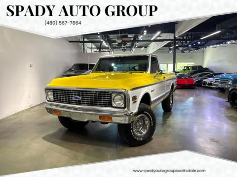 Yellow 1972 Chevrolet C/K 10 Regular Cab 4WD for sale in Scottsdale, AZ