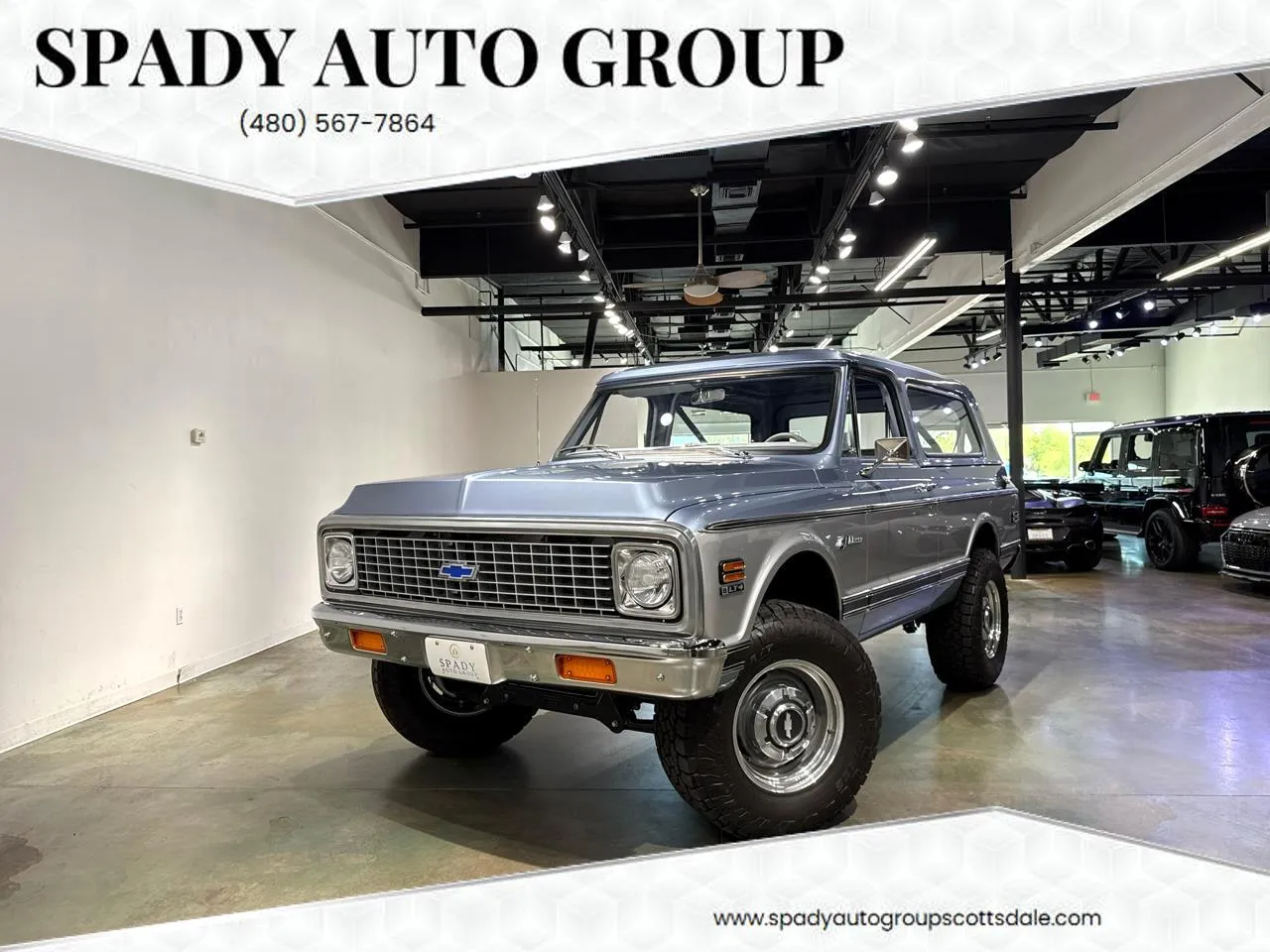 Blue 1971 Chevrolet Blazer Custom for sale in Scottsdale, AZ