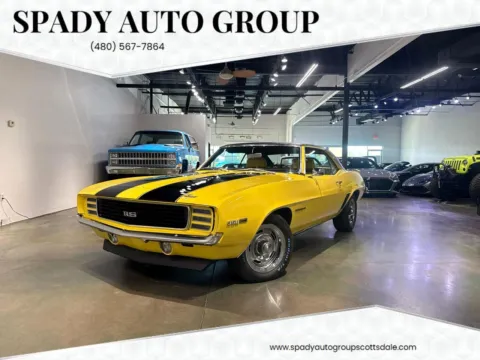 Yellow 1969 Chevrolet Camaro RS for sale in Scottsdale, AZ