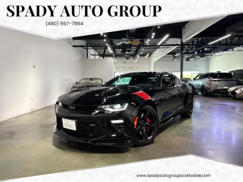 Black 2018 Chevrolet Camaro 2SS Coupe 8A for sale in Scottsdale, AZ
