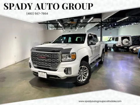 White 2021 GMC Canyon Denali Crew Cab 4WD for sale in Scottsdale, AZ
