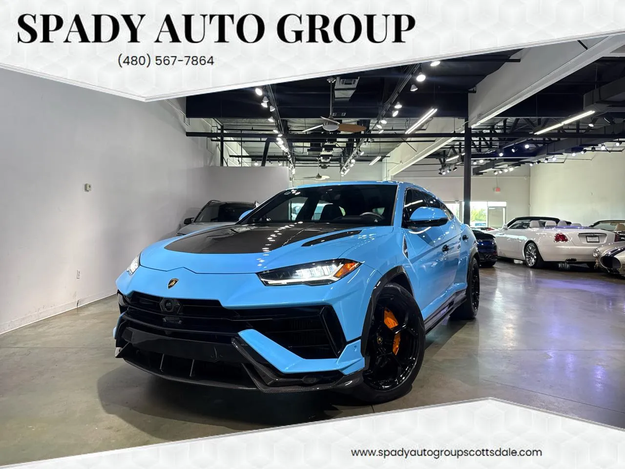 Blue 2023 Lamborghini Urus Performante for sale in Scottsdale, AZ