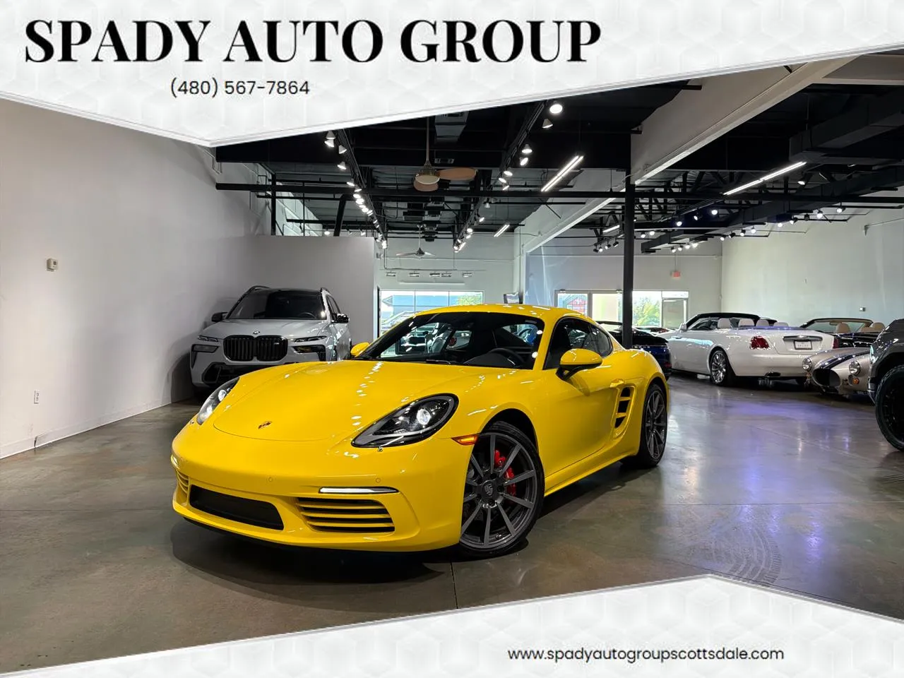 Yellow 2023 Porsche Cayman S for sale in Scottsdale, AZ