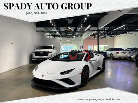 White 2021 Lamborghini Huracan EVO Spyder for sale in Scottsdale, AZ