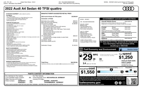 More photos of 2022 Audi A4 Sedan Premium at Twins Chrysler Dodge Jeep Ram, MI