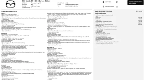 More photos of 2023 Mazda CX-5 2.5 S Carbon Edition at Twins Chrysler Dodge Jeep Ram, MI