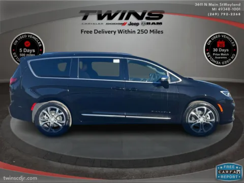 Photos of 2026 Chrysler Pacifica Pinnacle for sale in Wayland, MI at Twins Chrysler Dodge Jeep Ram