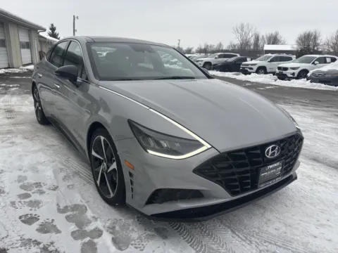 Silver 2023 Hyundai Sonata SEL Plus for sale in Wayland, MI