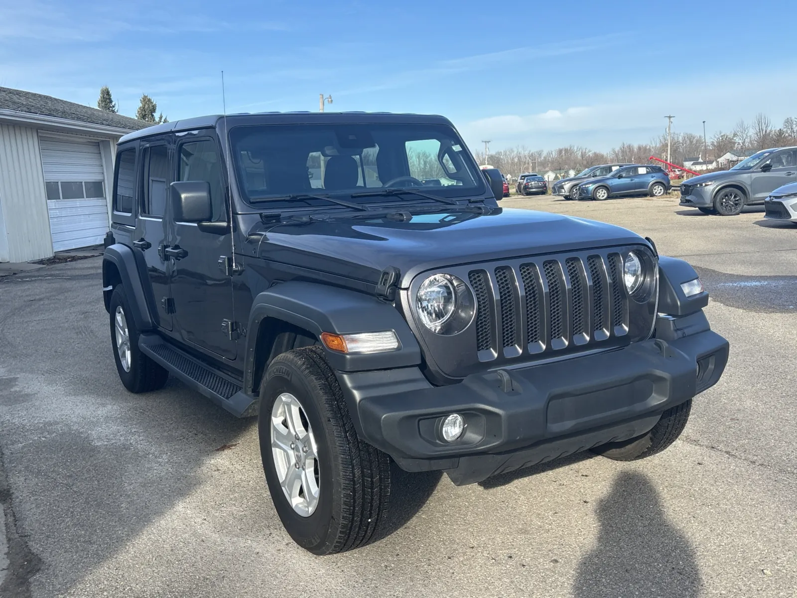 Gray 2023 Jeep Wrangler Sport S for sale in Wayland, MI