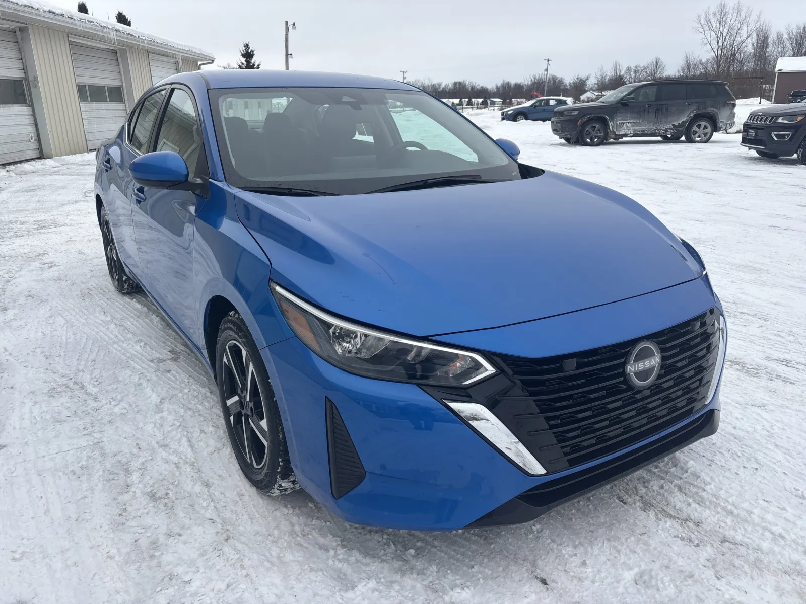 Blue 2024 Nissan Sentra SV for sale in Wayland, MI