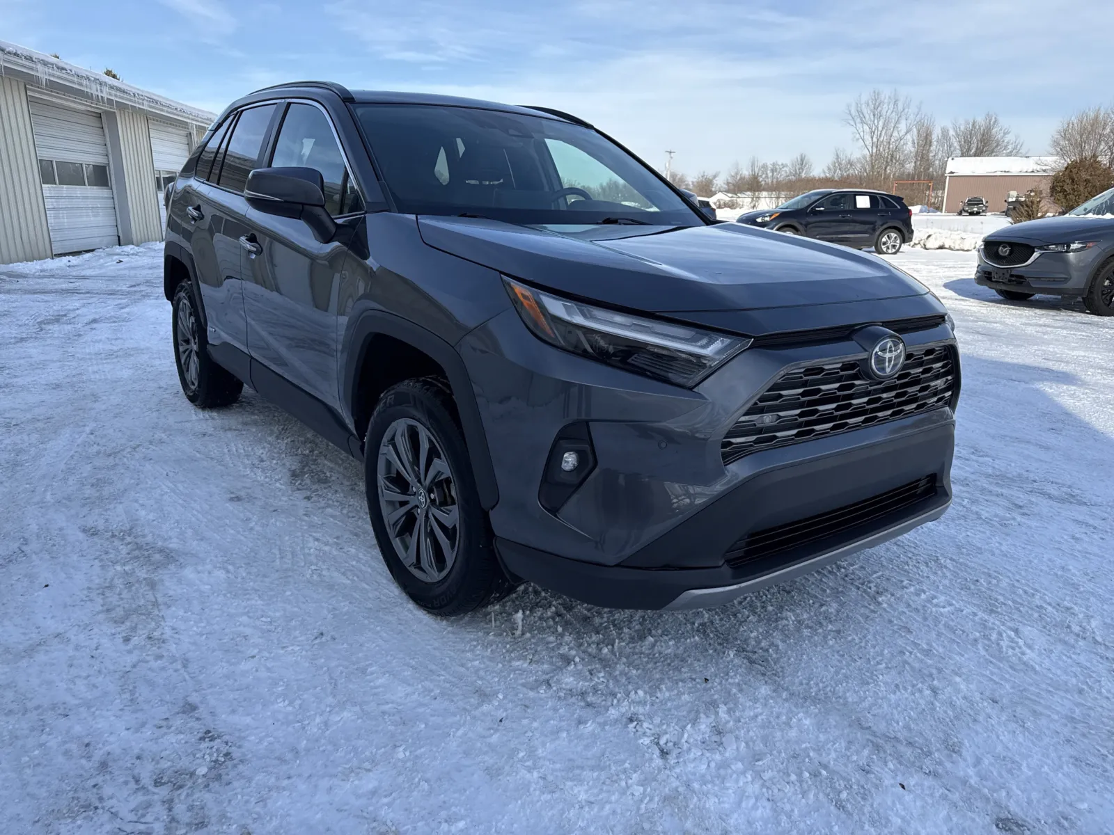 Gray 2022 Toyota RAV4 Hybrid Limited for sale in Wayland, MI